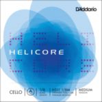 Helicore H511 4/4M Cello Single A String, 4/4 Scale, Medium Tension
