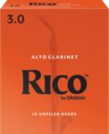 Rico RDA1030  Alto Clarinet Reeds, Strength 3, 10 Pack