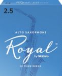 Royal by Daddario  Royal by D'addario RJB1025 Alto Sax Reeds, Strength 2.5, 10-pack
