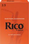 Rico RLA1025  Baritone Sax Reeds, Strength 2.5, 10-pack