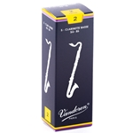 Vandoren CR122 Bass Clarinet Traditional Reeds Strength #2; Box of 5