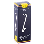 Vandoren CR1225 Bass Clarinet Traditional Reeds Strength #2.5; Box of 5