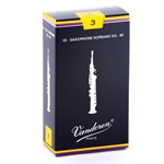 Vandoren SR203 Soprano Sax Traditional Reeds Strength #3; Box of 10