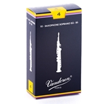 Vandoren SR204 Soprano Sax Traditional Reeds Strength #4; Box of 10