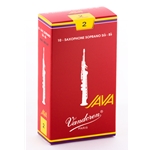 Vandoren SR302R Soprano Sax Java Red Reeds Strength #2; Box of 10