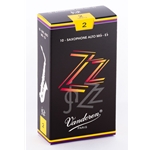 Vandoren SR412 Alto Sax ZZ Reeds Strength #2; Box of 10