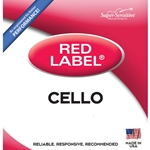 6133_SS Super-Sensitive 6133 Red Label Cello G Single String 1/4