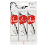 JCR312-3 Vandoren JCR312/3 Bass Clarinet JUNO Reeds; Strength #2; 3 Card