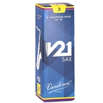 Vandoren SR823 Tenor Sax V21 Reeds Strength #3; Box of 5