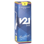 Vandoren SR824 Tenor Sax V21 Reeds Strength #4; Box of 5