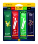 Vandoren SRMIXB25 Bari Sax Jazz Reed Mix Card includes 1 each ZZ, Traditional, Java and Java Red Strength #2.5