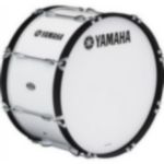 Yamaha MB-6320WR Power-Lite marching bass drum; 20" x 13"; White; With heads