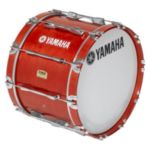 Yamaha MB-8324RR 8300 Series Field-Corps marching bass drum; 24" x 14"; Red Forest; with heads