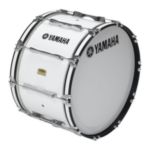Yamaha MB-8328WR 8300 Series Field-Corps marching bass drum; 28" x 14"; White Forest; with heads