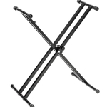 Yamaha PKBX2 BLACK, METAL, COLLAPSIBLE DOUBLE X STYLE KEYBOARD STAND