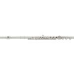 Yamaha YFL-382H Intermediate Flute; key of C; French Model; in-line G; B footjoint with gizmo key; pointed key arms; sterling silver headjoint; silver-plated body; YAC FLC-48H case; YAC FLB-400EHII cover; Indonesia