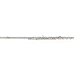 Yamaha YFL-482H Intermediate Flute; key of C; French Model; in-line G; B footjoint with gizmo key; pointed key arms; sterling silver headjoint and body; YAC FLC-48H case; YAC FLB-400EHII cover; Indonesia