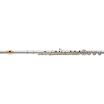 Yamaha YFL-482HLPGP Intermediate Flute; key of C; French Model; in-line G; B footjoint with gizmo key; pointed key arms; sterling silver headjoint and body; gold-plated lip-plate; YAC FLC-48H case; YAC FLB-400EHII cover; Indonesia