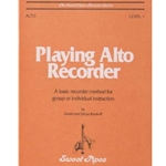 Playing Alto Recorder