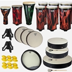 Remo DP-0300-00 Drum Pack, COMFORT SOUND TECHNOLOGY® Comfort Sound Drum Kit