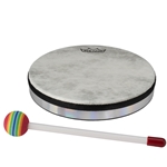 Remo HD-1508-LK Kids Make Music Instrument, Hand Drum, 8" x 1.5", FIBERSKYN®, Mallet