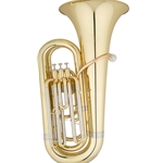 Eastman Student Tuba EBB231 • Key of BBb, 3/4 size
• .661" bore, rose brass leadpipe
• 14 3/8" yellow brass, upright bell
• 3 top-action pistons
• Epoxy lacquer finish
• Mouthpiece and deluxe case w/wheels