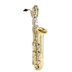 Eastman EBS251 Saxophone • Eb Baritone Saxophone
• Low Bb key
• Clear lacquer finish
• Nickel-plated keys
• Adjustable thumbrest
• Eastman Protégé mouthpiece, Rovner Light ligature and cap, Légère Signature reed
• Deluxe hardshell case w/wheels