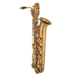 Eastman EBS652B Baritone Saxophone • 52nd St. Eb Low Bb Baritone Saxophone
• High F# key, aged unlacquered brass finish
• Large bell, rolled-style tone holes, special 52nd St. engraving
• "S" neck
• Deluxe case w/wheels