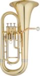 Eastman Student Euphonium EEP321 • Key of Bb, .571” bore, rose brass leadpipe
• 11" yellow brass, upright bell
• 3 top-action pistons
• Epoxy lacquer finish
• Mouthpiece and ABS molded case
