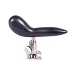 Fox 14624 Plastic Hand Rest with 3/16” Stem and Silver-Plated Bracket