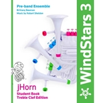 Nuvo  NUVO NWS3SBHT WindStars 3 - jHorn Treble Clef Student Book