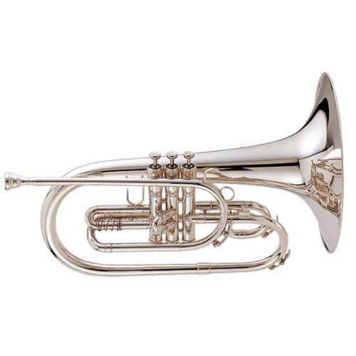 Music Man Online King 1121SP Ultimate Marching Mellophone, Silver