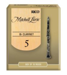 Mitchell Lurie RML10BCL500 Bb Clarinet Reeds, Strength 5.0, 10 Pack