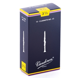 Vandoren CR1135 Eb Clarinet Traditional Reeds Strength #3.5; Box of 10