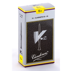 Vandoren CR196 Bb Clarinet V.12 Reeds Strength #5+; Box of 10