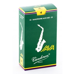 Vandoren SR264 Alto Sax Java Reeds Strength #4; Box of 10