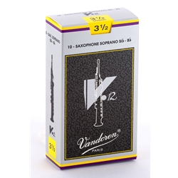 Vandoren SR6035 Soprano Sax V.12 Reeds Strength #3.5; Box of 10