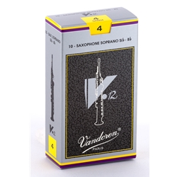Vandoren SR604 Soprano Sax V.12 Reeds Strength #4; Box of 10