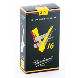 Vandoren SR7035 Alto Sax V16 Reeds Strength #3.5; Box of 10