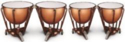 Ludwig LKS404PG Set of 4 (23" Timpani - 32" Timpani) Polished Copper Bowls