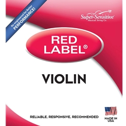 2114_SS Super-Sensitive 2114 Red Label Violin E Single String 1/2 Medium