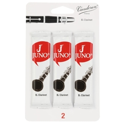 JCR012-3 Vandoren JCR012/3 Bb Clarinet JUNO Reeds; Strength #2; 3 Card