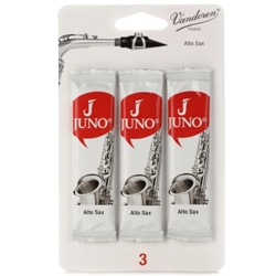 JSR613-3
 Vandoren JSR613/3 Alto Sax JUNO Reeds; Strength #3; 3 Card