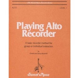 Playing Alto Recorder