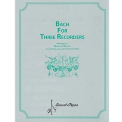 Bach for Three Recorders, arr. Whitney