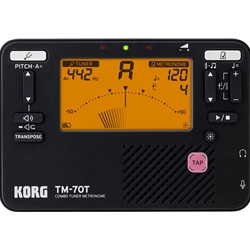 Korg TM70TBK TUNER METRONOME Black