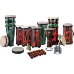 Remo DP-0270-CC Beat The Odds Festival Drum Pack, 30 Piece
