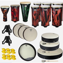 Remo DP-0300-00 Drum Pack, COMFORT SOUND TECHNOLOGY® Comfort Sound Drum Kit