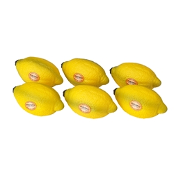 Remo SC-LEMN-06 **Remo Asia**, Shaker, Hand, 'Fruit' Style, 6-Piece Bag, Lemon