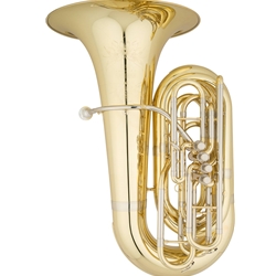 Eastman EBB534 Tuba • Key of BBb, 4/4 size
• .689" bore
• 19 3/4" yellow brass, upright bell
• 4 front-action pistons
• Clear lacquer finish
• Deluxe case w/wheels